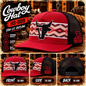 Aztec Longhorn - Red