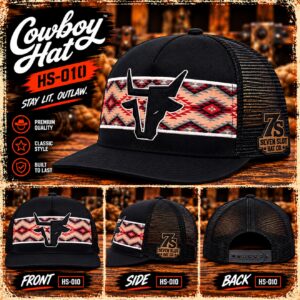 Aztec Longhorn - Black