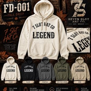 7 Slot Hat Co Legend Hoodie