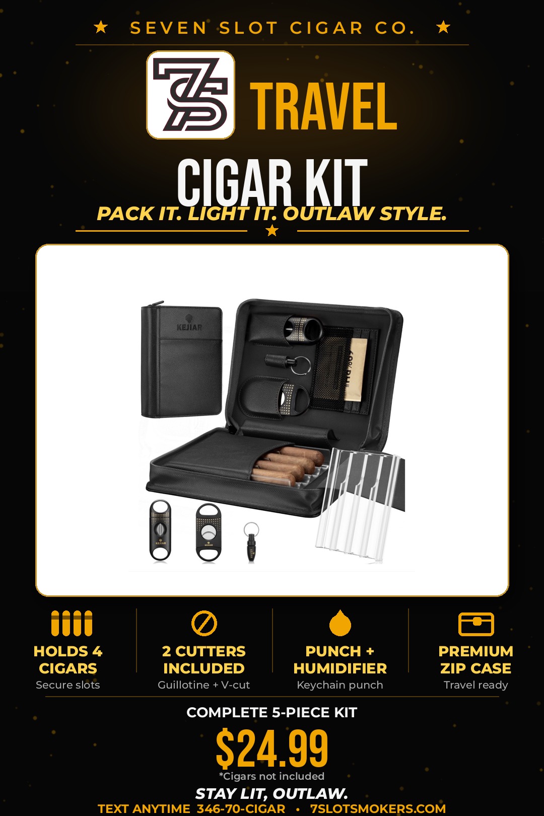 7S Travel Cigar Kit